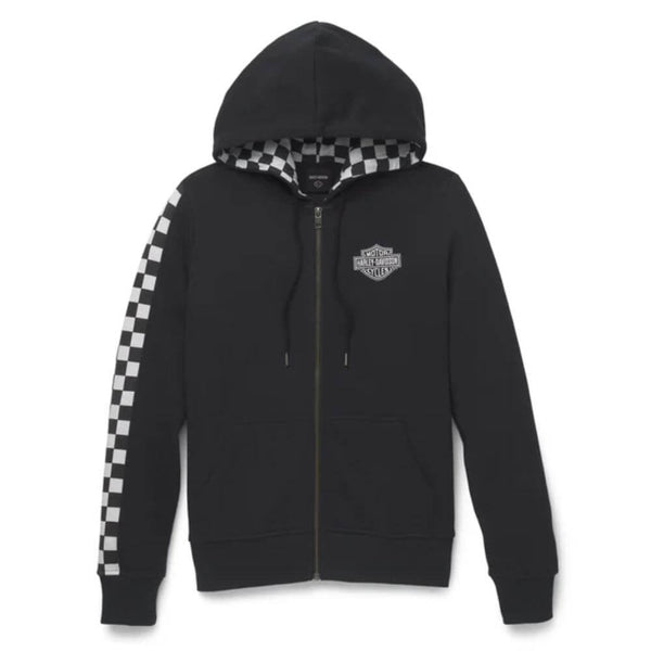 Harley davidson zip up on sale hoodie