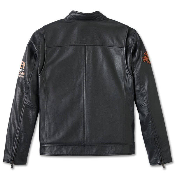 Harley-Davidson good fleece lined leather jacket