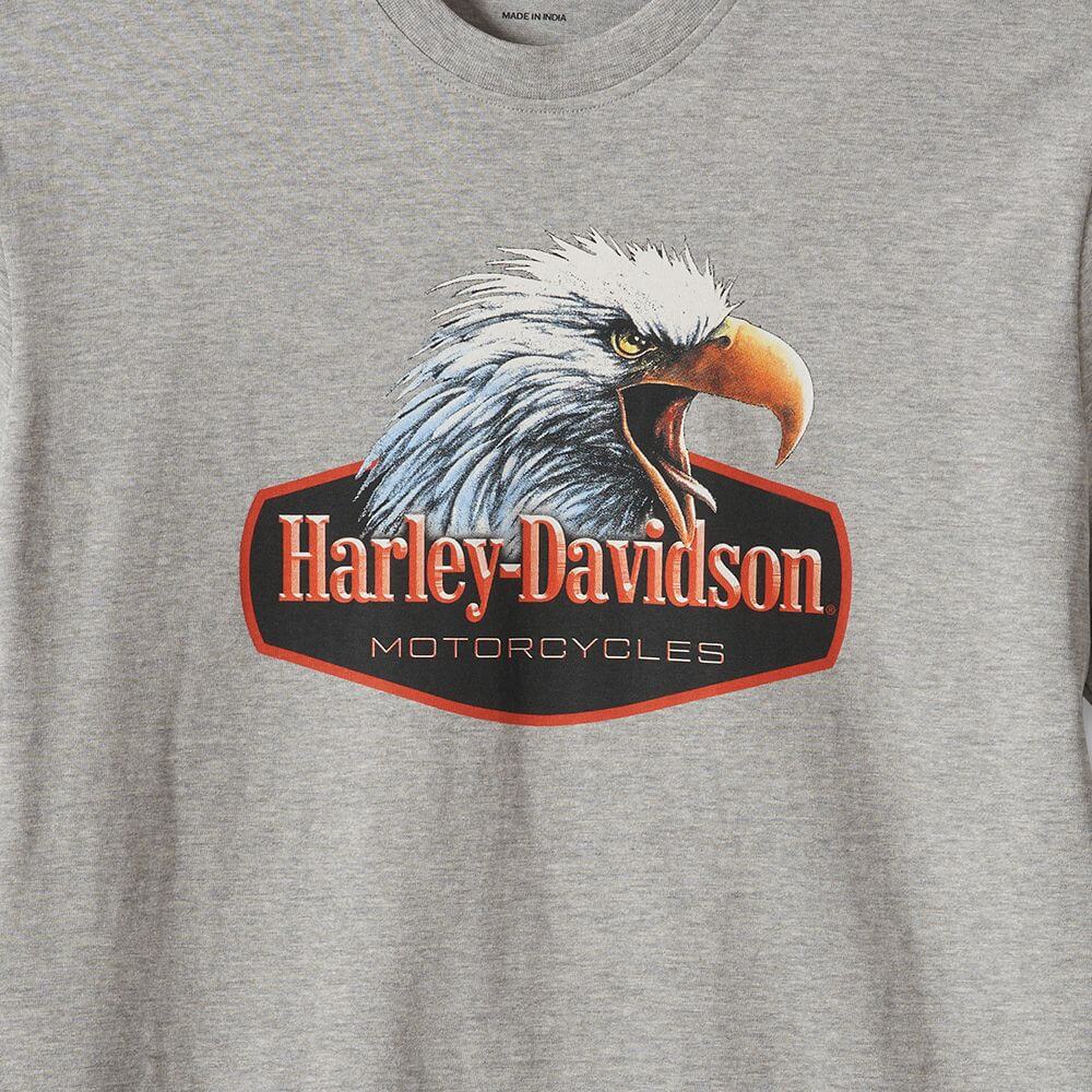 Harley-Davidson Bald Eagle Men's T-Shirt Grey | Maidstone H-D