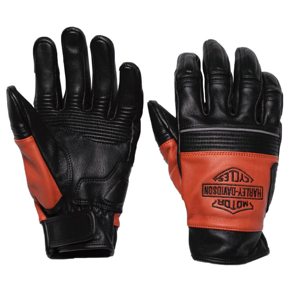 Harley davidson gloves on sale leather